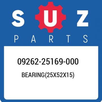 09262-25169-000 Suzuki Bearing(25x52x15) 0926225169000, New Genuine OEM Part
