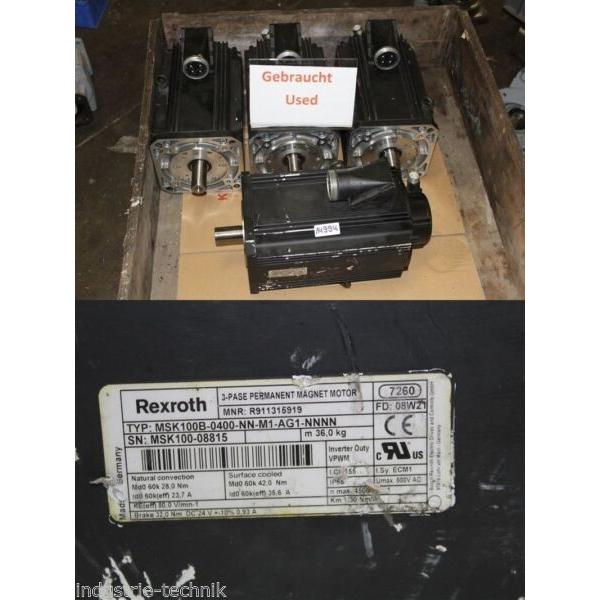 Rexroth Msk100b-0400-nn-m1-ag1-nnnn Servo Motor R911315919 Servo Motor #1 image