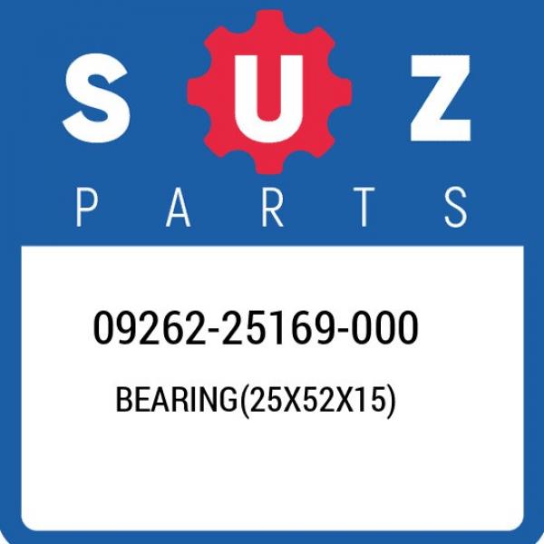 09262-25169-000 Suzuki Bearing(25x52x15) 0926225169000, New Genuine OEM Part #1 image